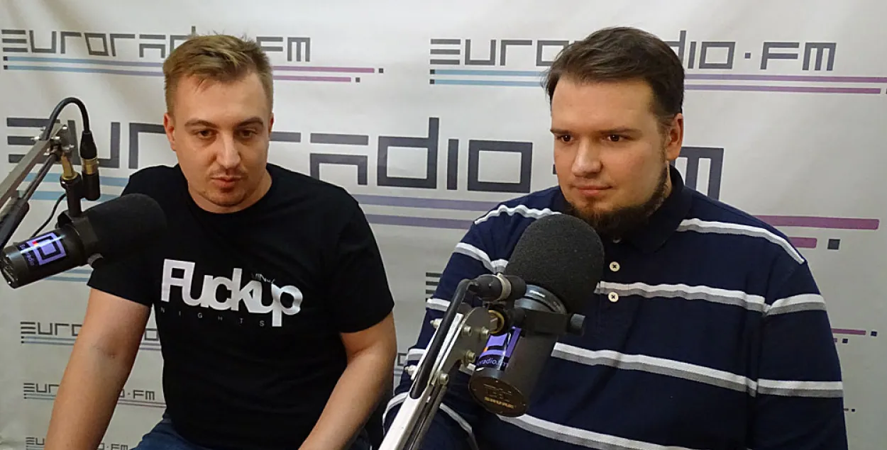 Андрей Гусаров и Вадим Можейко, фото Змитера Лукашука