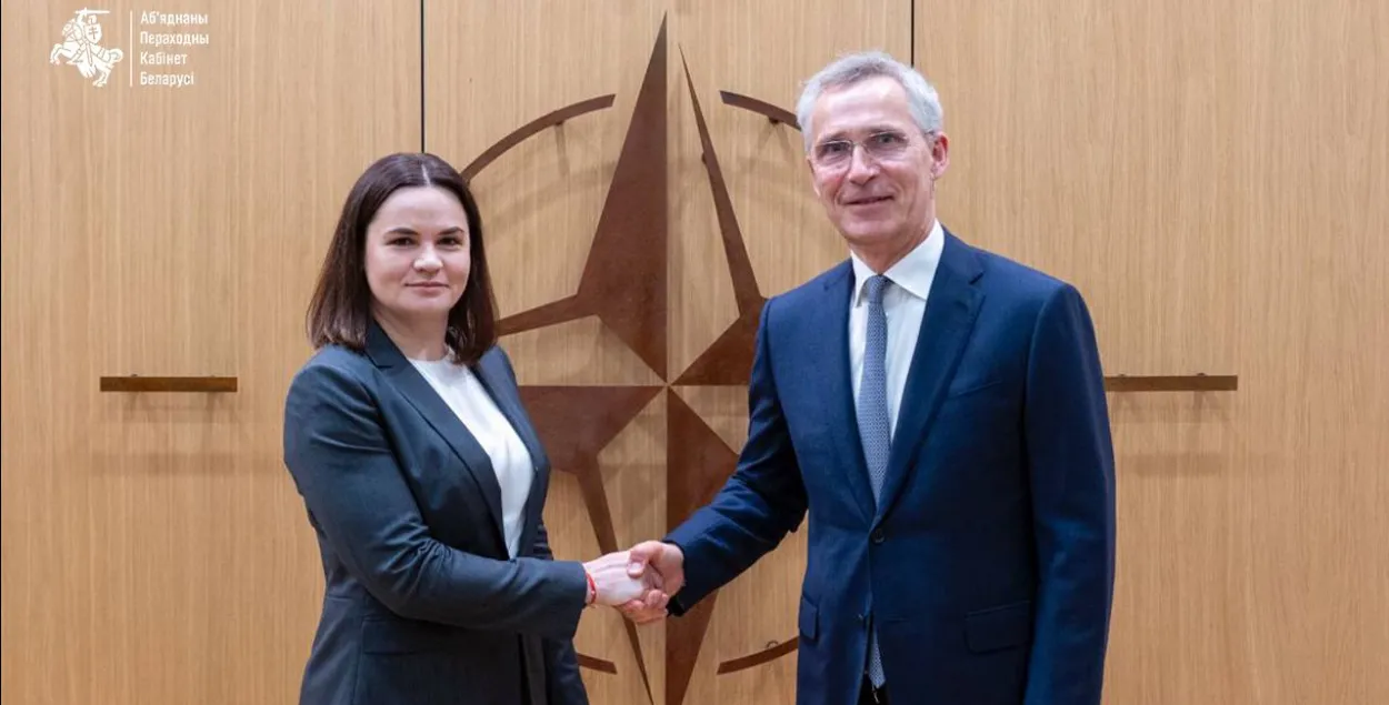 Светлана Тихановская провела встречу с руководством&nbsp;NATO
