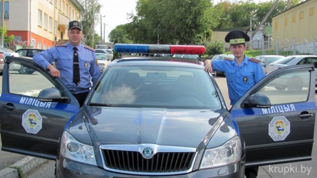 У Крупскім раёне даішнікам давялося страляць, каб спыніць п'янага кіроўцу