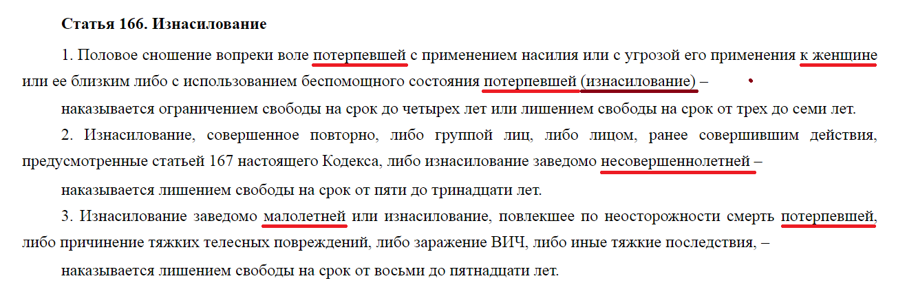 У Беларусі немагчыма згвалтаваць мужчыну. Чаму?