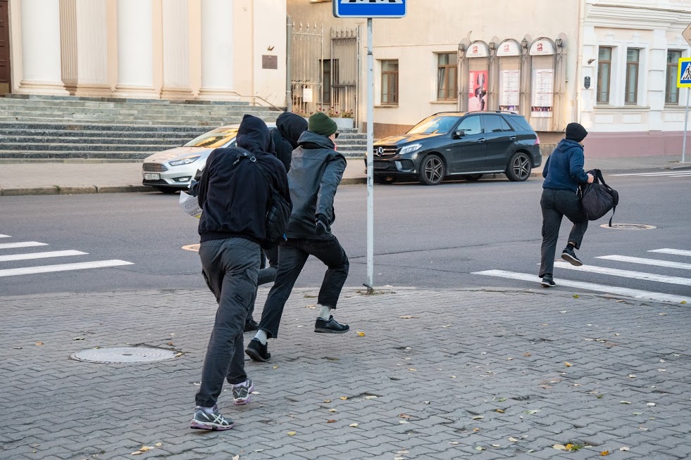 Анархісты правялі ў Мінску каля пасольства Турцыі акцыю ў падтрымку курдаў 