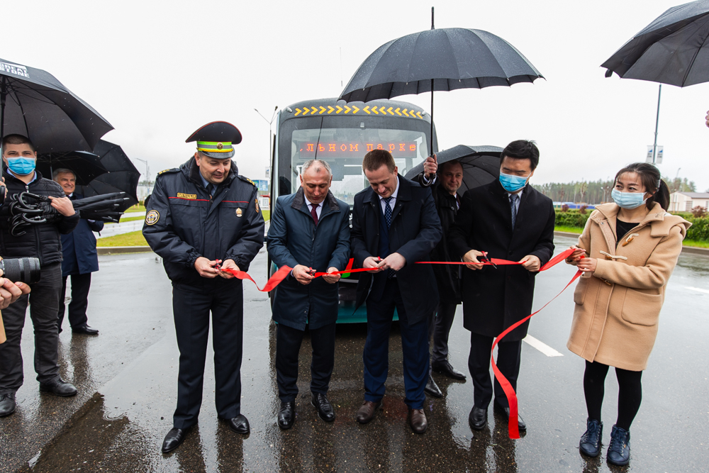 Як тэставалі першы ў Беларусі беспілотны электробус