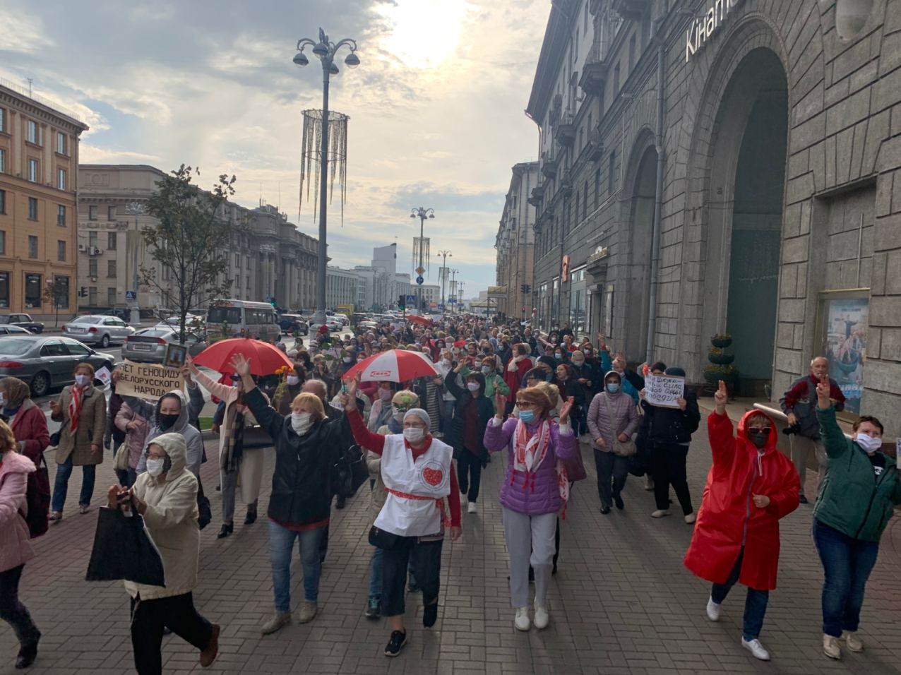 У Мінску прайшоў Марш пенсіянераў