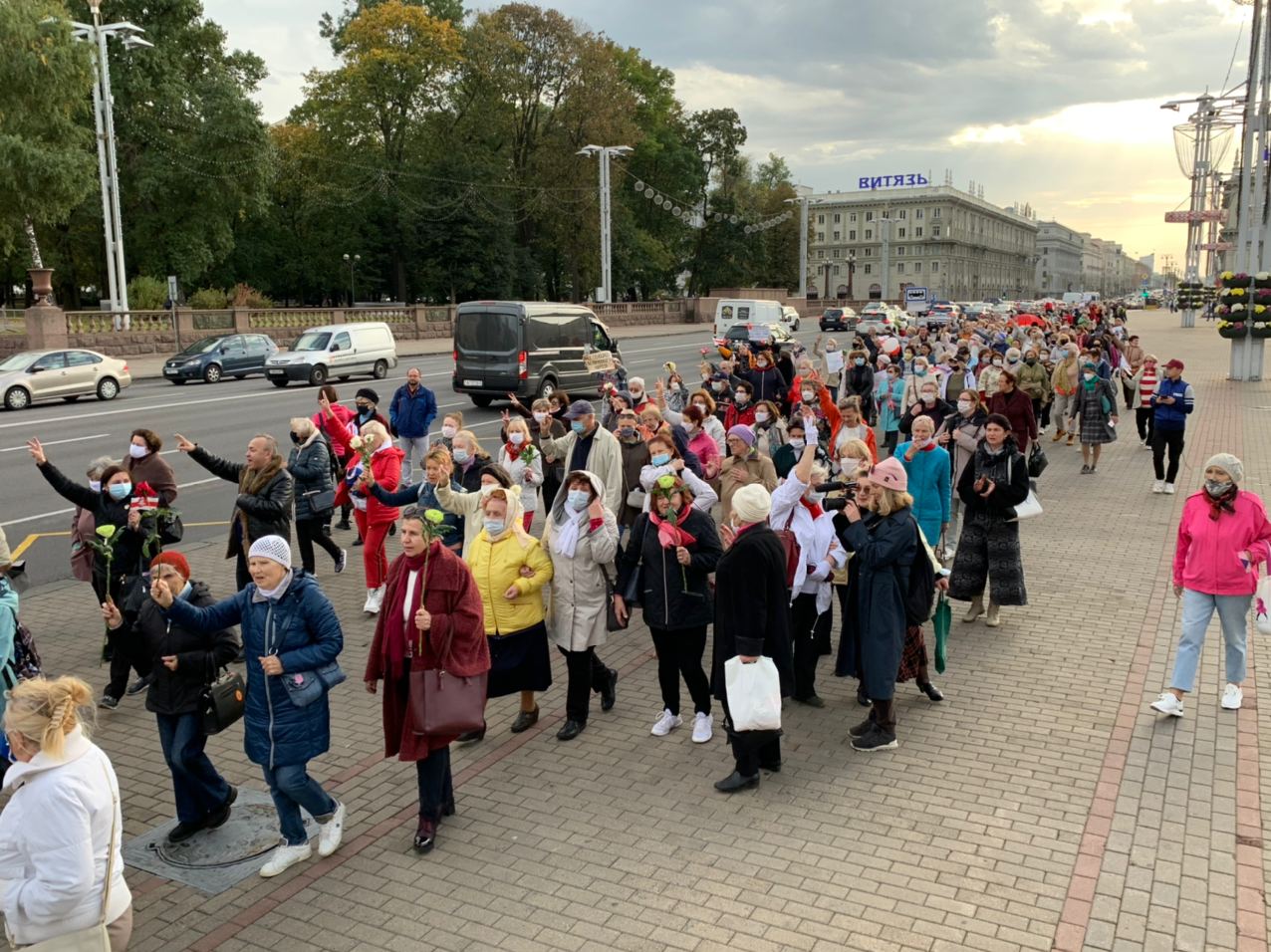 У Мінску прайшоў Марш пенсіянераў