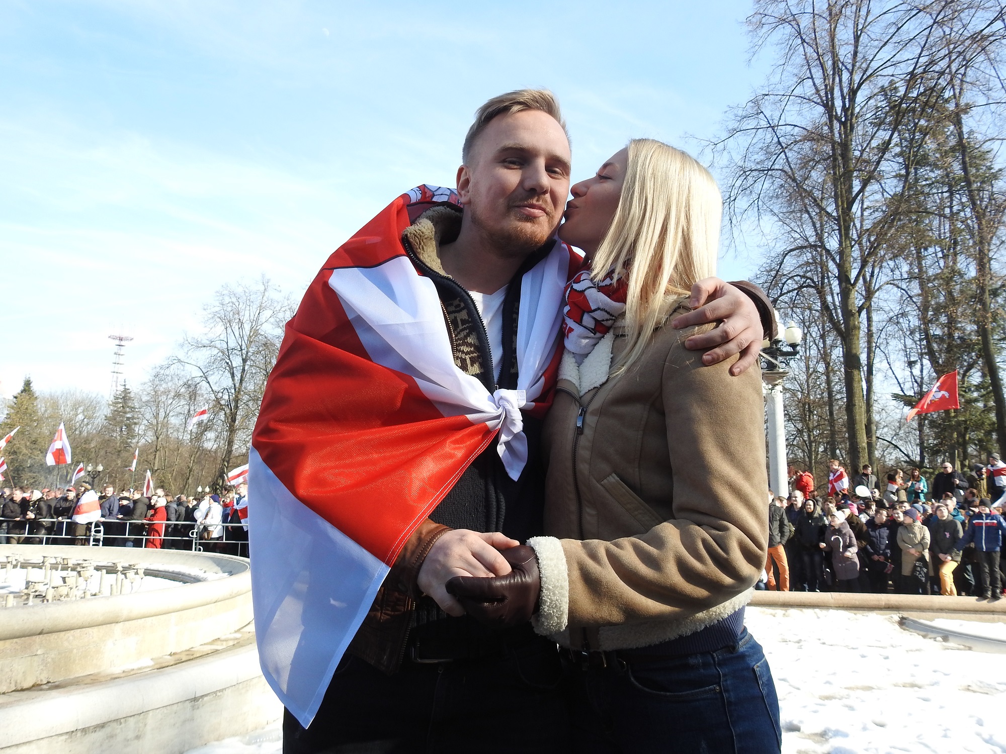 Фотарэпартаж. Прыгожыя беларусы на Дні Волі