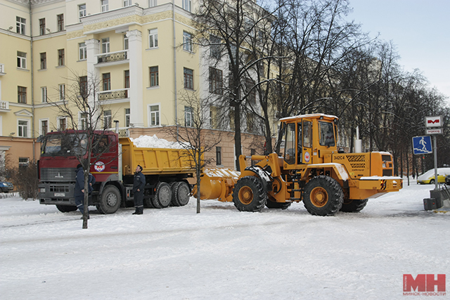 Шорац даў два дні, каб расчысціць Мінск ад снегу