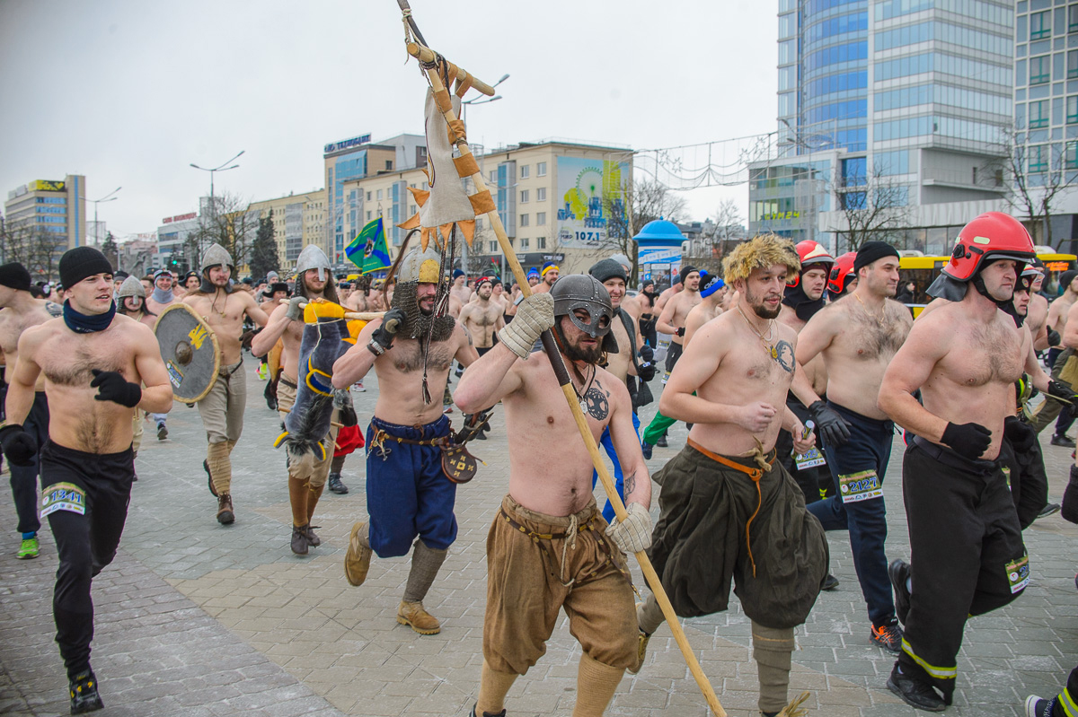 Як у Мінску прайшоў "Забег сапраўдных мужчын" (Фотарэпартаж)