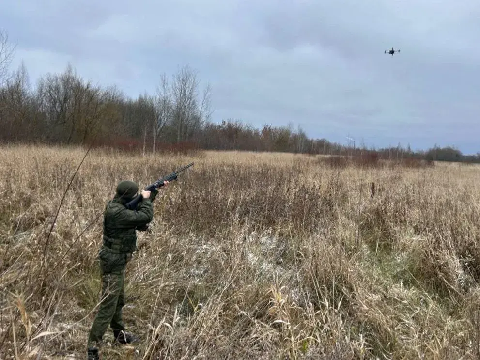 Беларускія артылерысты вучыліся збіваць беспілотнікі