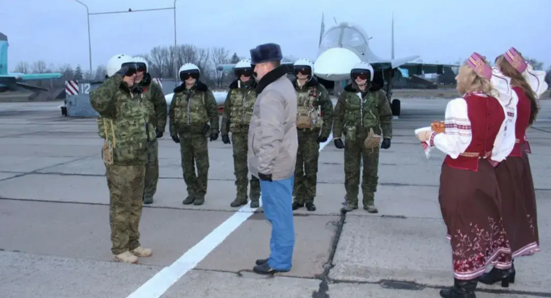 Расійскія лётчыкі ў Беларусі хаваюць твары