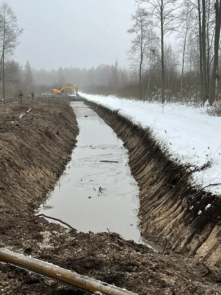 Украіна нарошчвае інжынерныя загароды на мяжы з Беларуссю