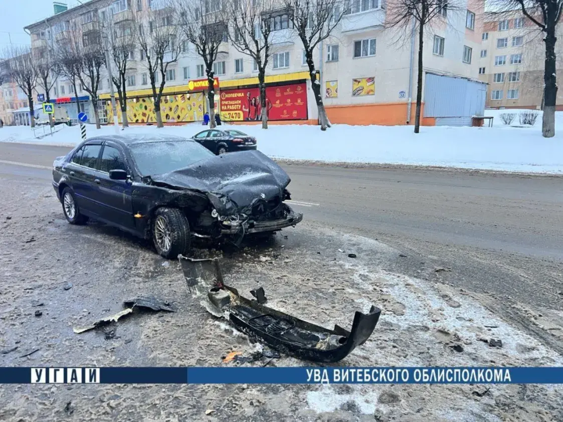 У аварыі ў Оршы з удзелам маршруткі пацярпелі 6 чалавек, у тым ліку дзеці