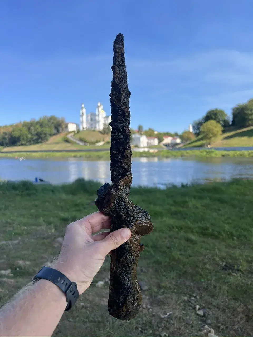 Археолагі паказалі вынікі падводных археалагічных раскопак у Віцебску