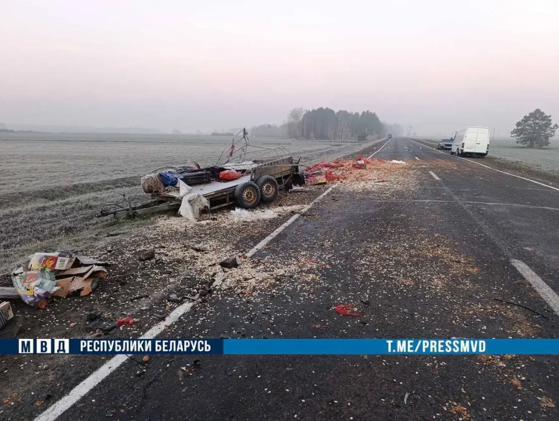 На Брэстчыне ў аўтааварыі загінулі два чалавекі