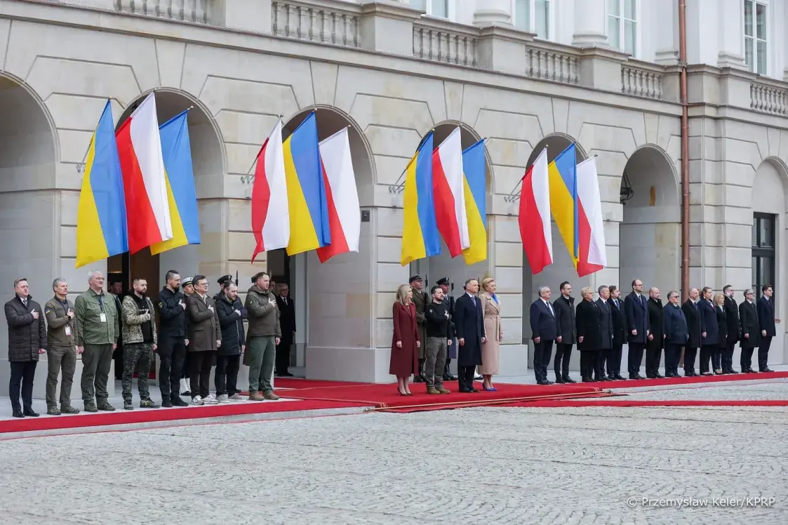 Уладзімір Зяленскі прыехаў у Польшчу