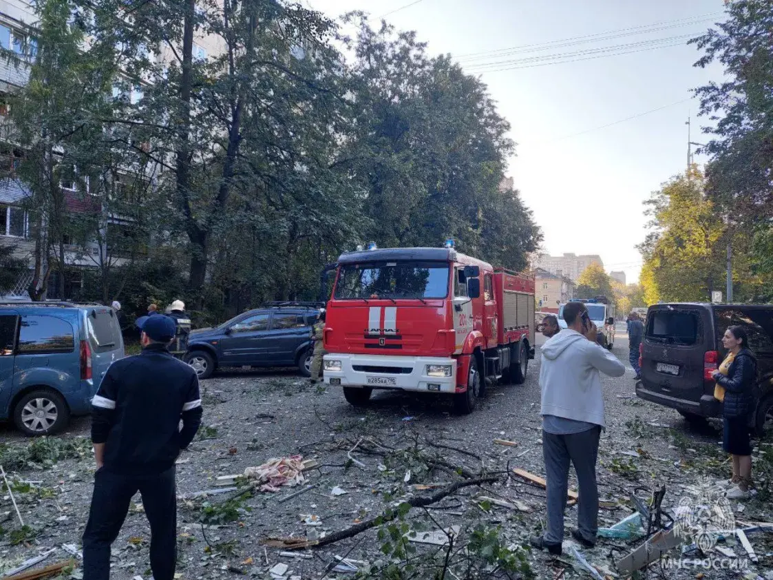 В подмосковной Балашихе после взрыва обрушилась часть жилого дома