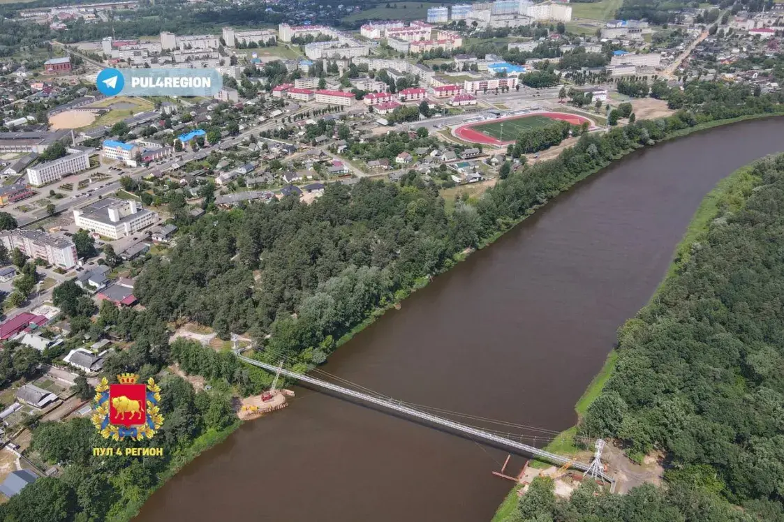 Часть самого длинного подвесного моста в Беларуси сделают стеклянной