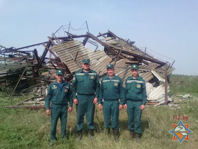 На Міншчыне ўзарвалі будынак кармацэха