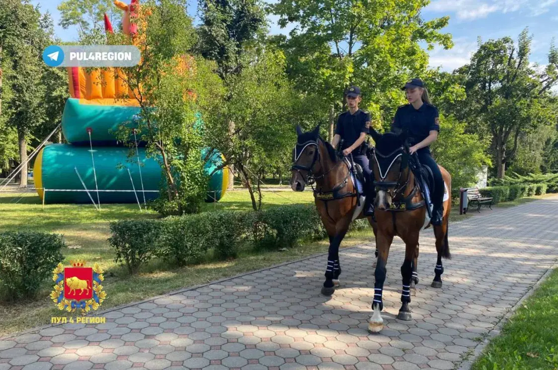 У Лідзе з'явілася конная міліцыя