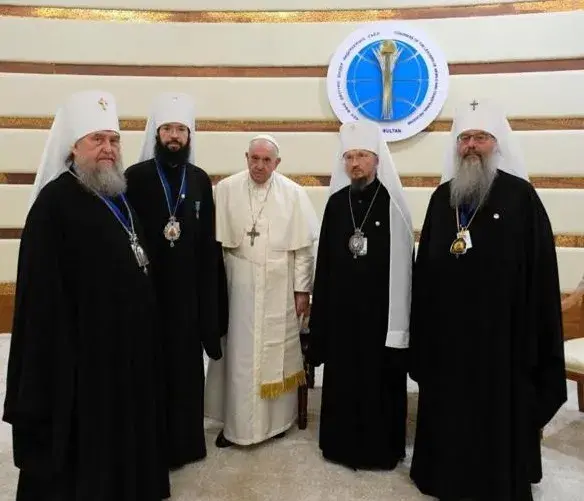 Кіраўнік БПЦ у Казахстане сустрэўся з Папам Рымскім