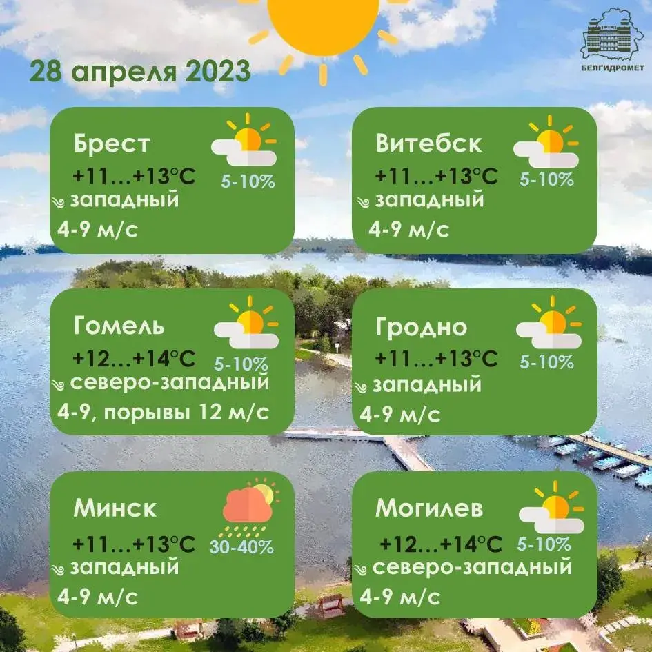 Уначы ў пятніцу ў Беларусі месцамі будзе да -3 градусаў