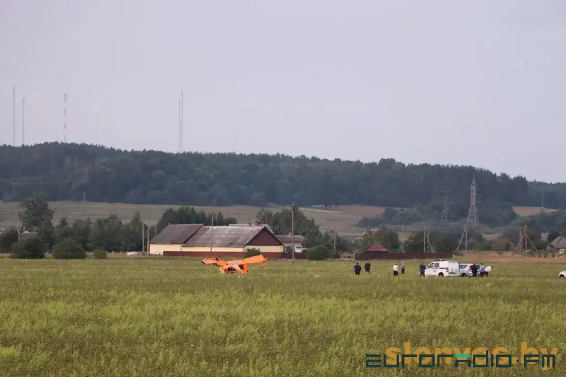 Па факце падзення самалёта каля Слоніма распачалі крымінальную справу