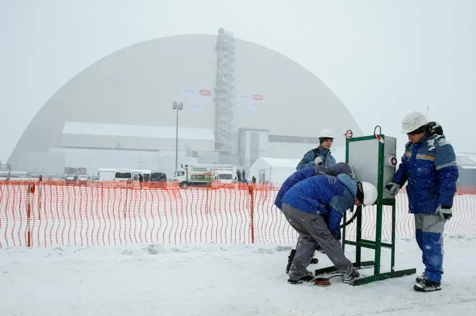 Фотафакт: На Чарнобыльскай АЭС усталявалі новы саркафаг