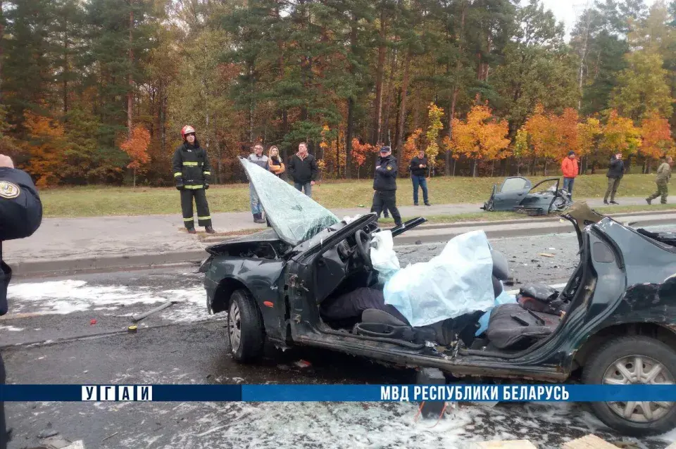 Падрабязнасці аварыі ў Мінску: адзін загінулы і трое параненых