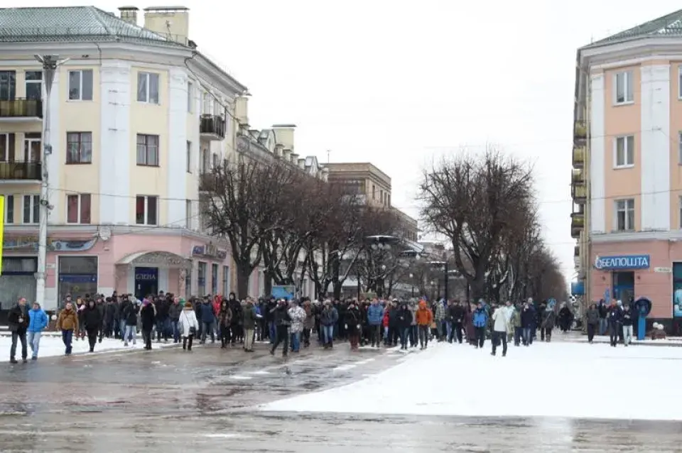 Як праходзіў марш “Мы не дармаеды!” у Брэсце (фотарэпартаж)