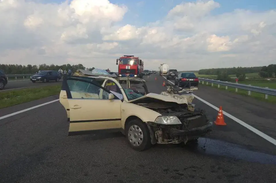 Два чалавекі загінулі ў ДТЗ пад Дзяржынскам