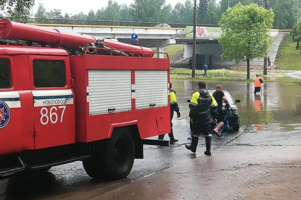 Пасля залеваў Наваполацк стаў Венецыяй (фота, відэа)