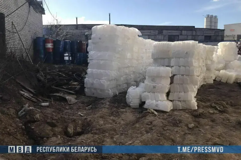 Вытворчасць фальшывага антысептыку выявілі ў Мінску 