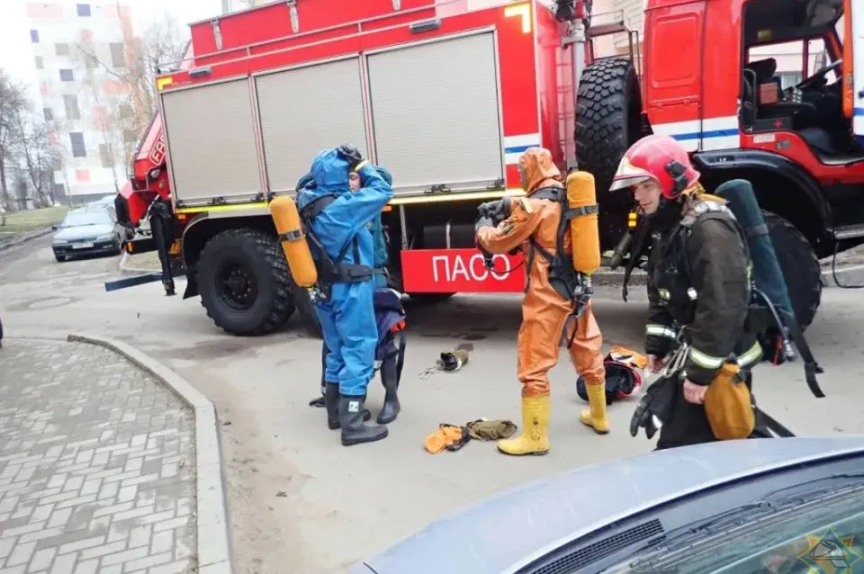 З-за невядомага рэчыва ў Віцебску з дома эвакуявалі 18 чалавек