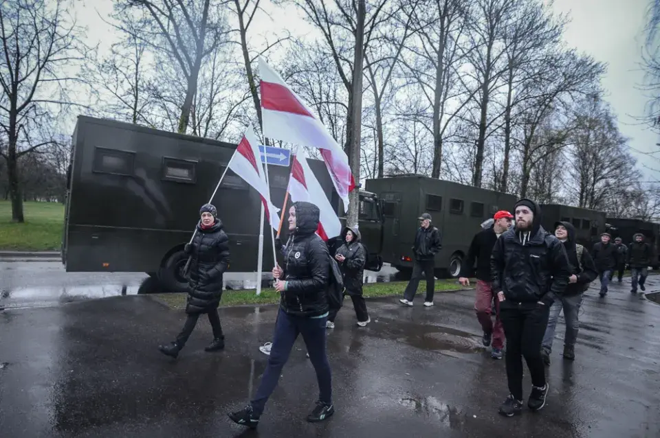 Фотарэпартаж з мітынгу КХП-БНФ у Мінску 