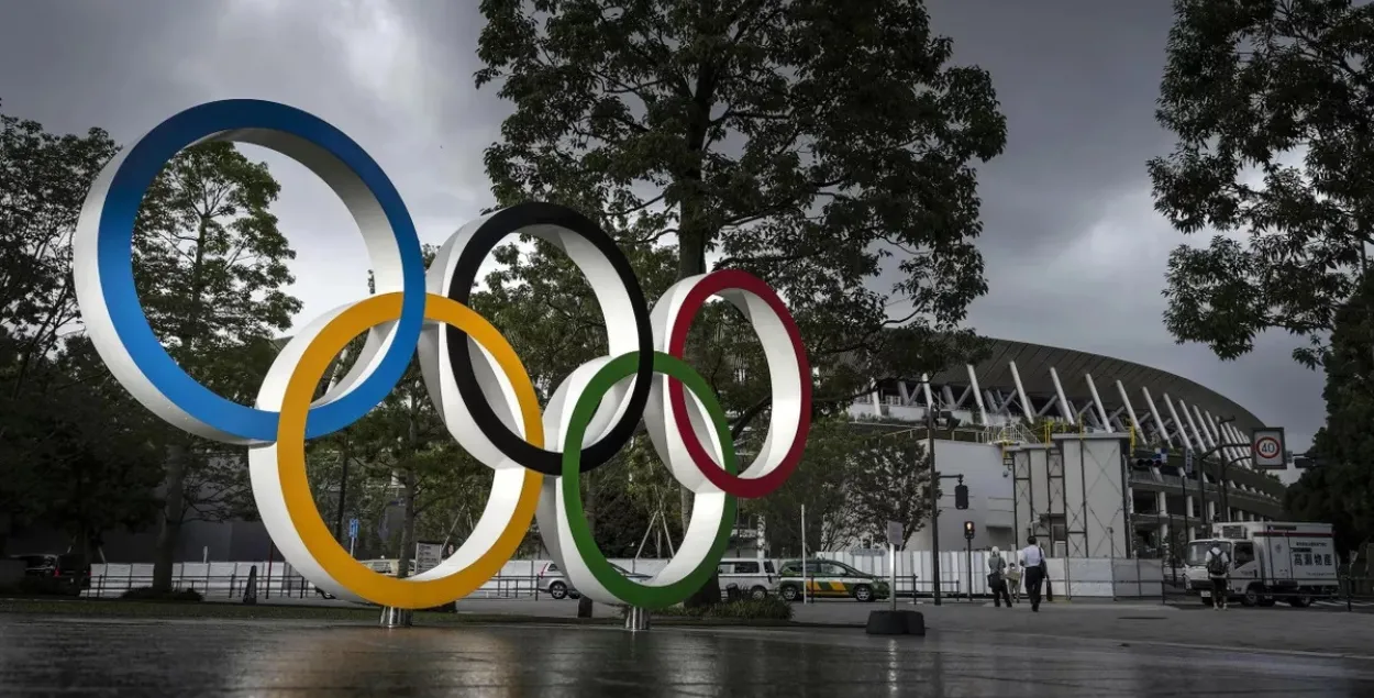 Алімпійскія кольцы ў Токіо / Getty Images