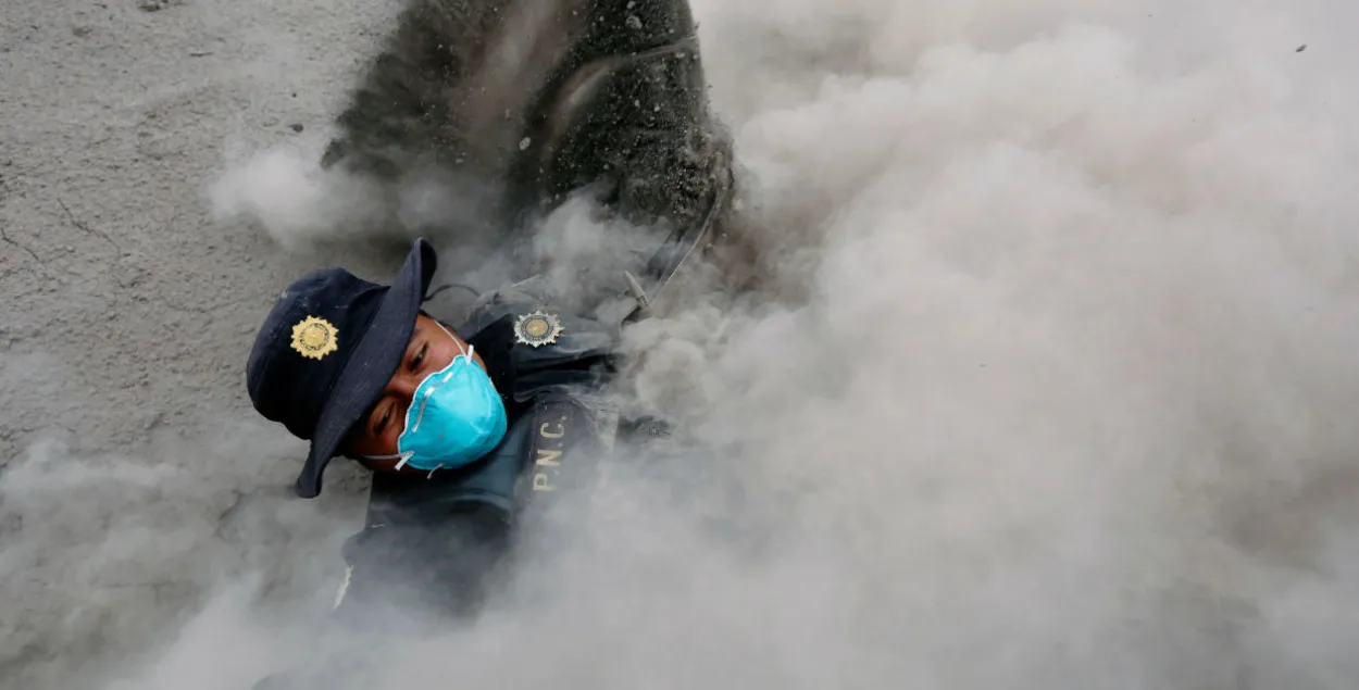 У Гватэмале падчас вывяржэння вулкана загінулі дзясяткі чалавек