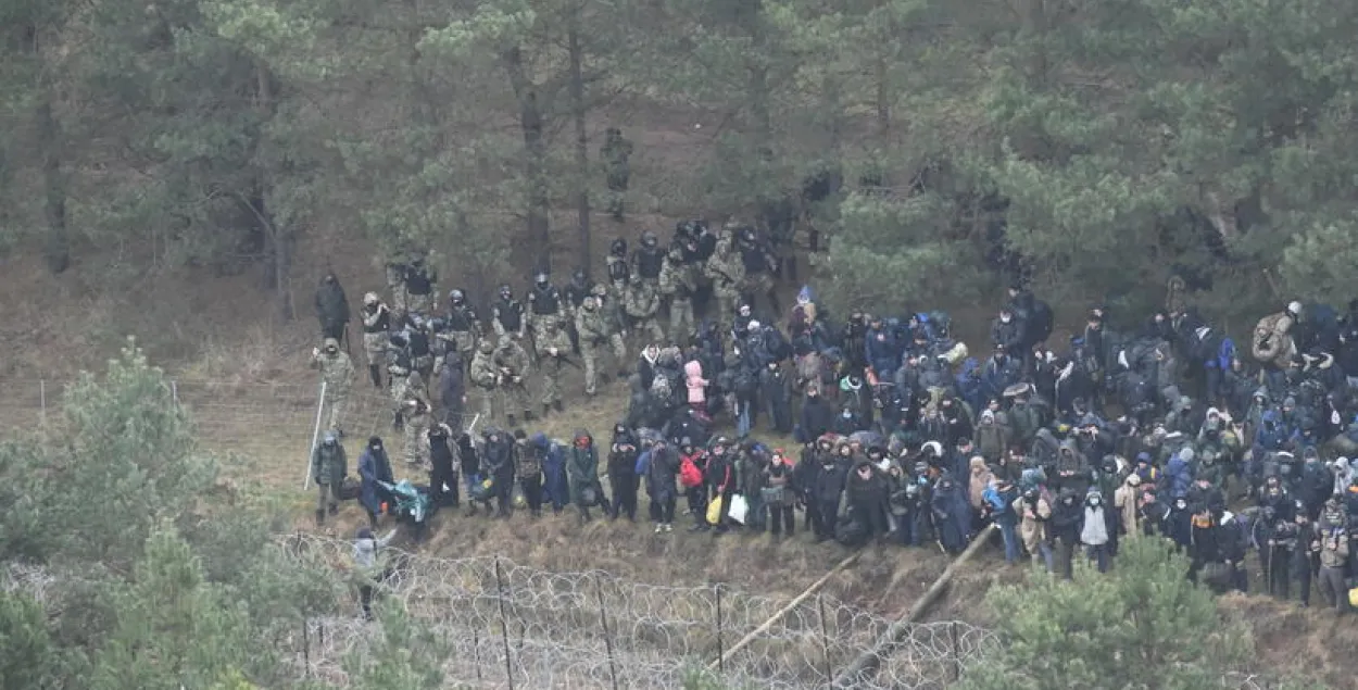 Польскія памежнікі заявілі, што чакаюць буйнога прарыву мяжы з боку Беларусі