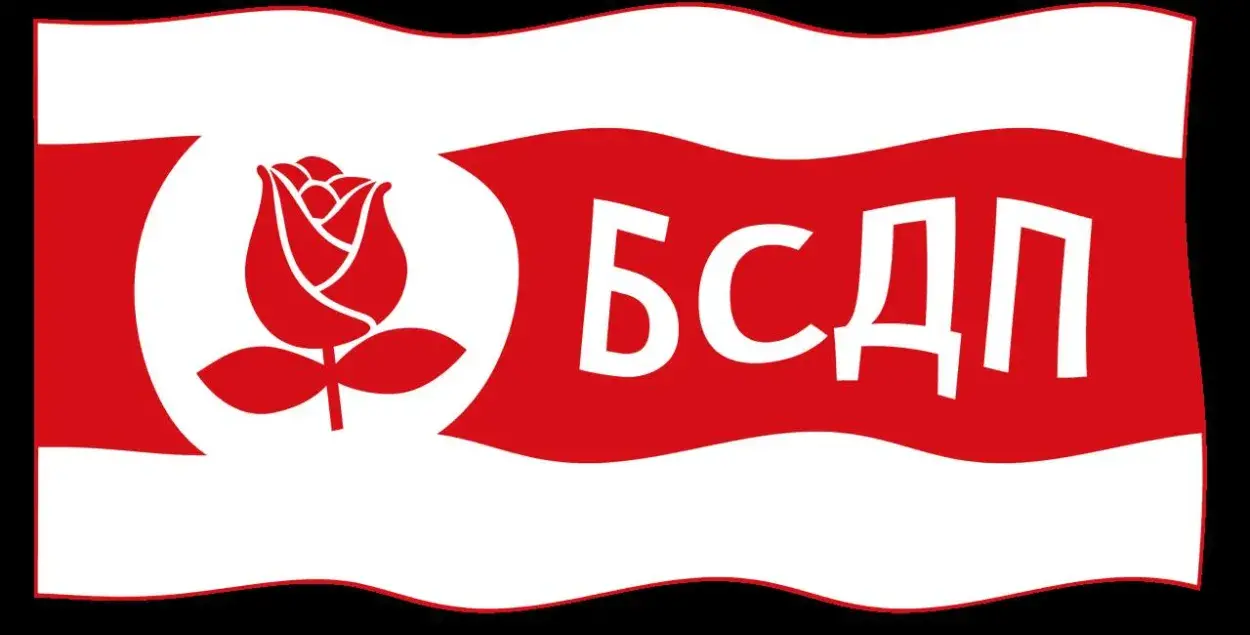 Партыйны сцяг / https://www.facebook.com/BSDP.Hramada
