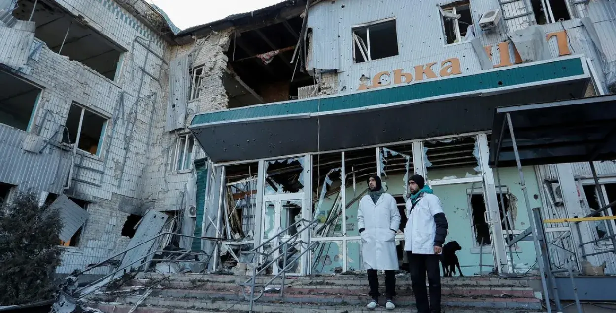 Больница в Украине после российского ракетного удара / Reuters
