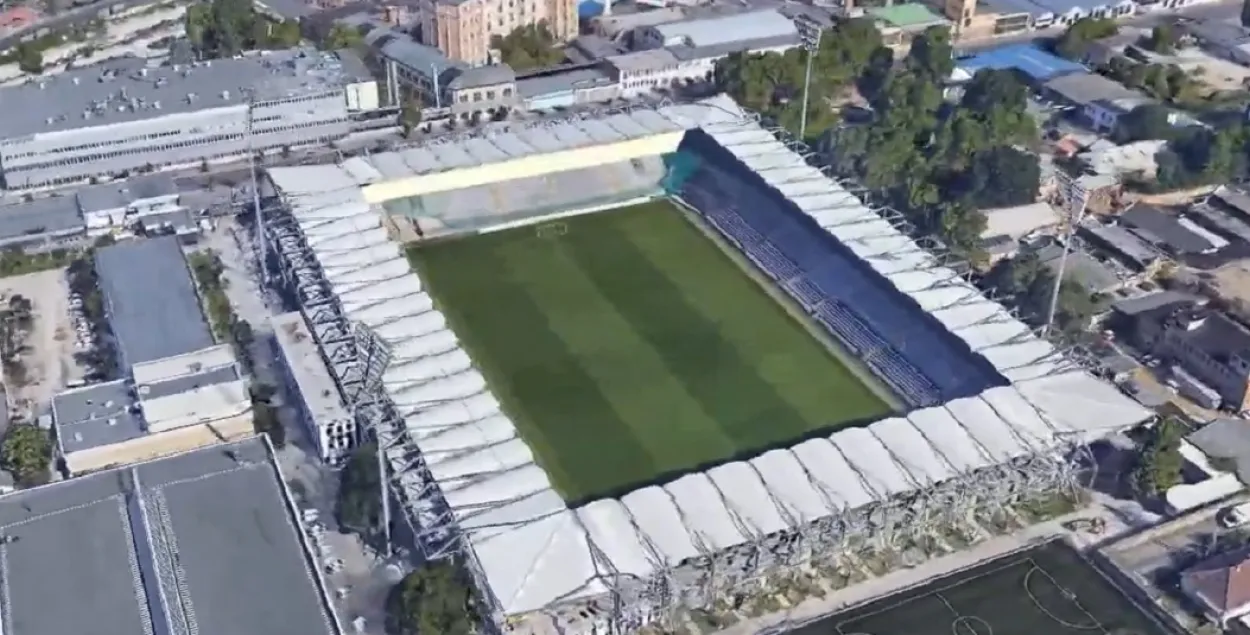 Стадион в Будапеште / Скриншот из видео
