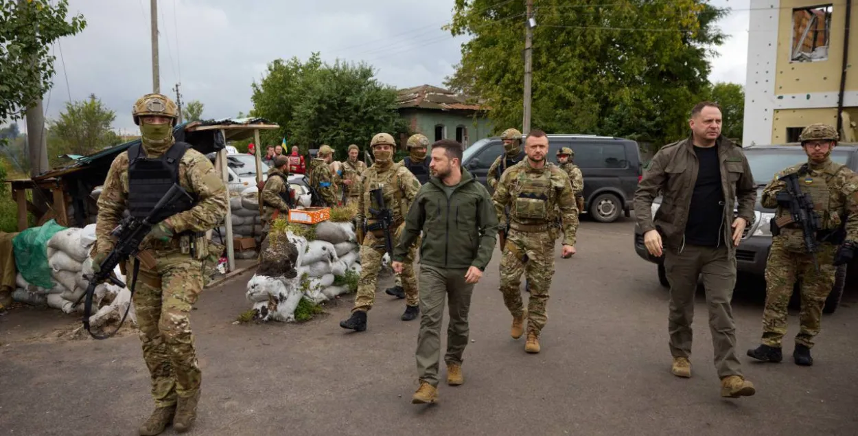 Картэж Зяленскага трапіў у аварыю ў Кіеве