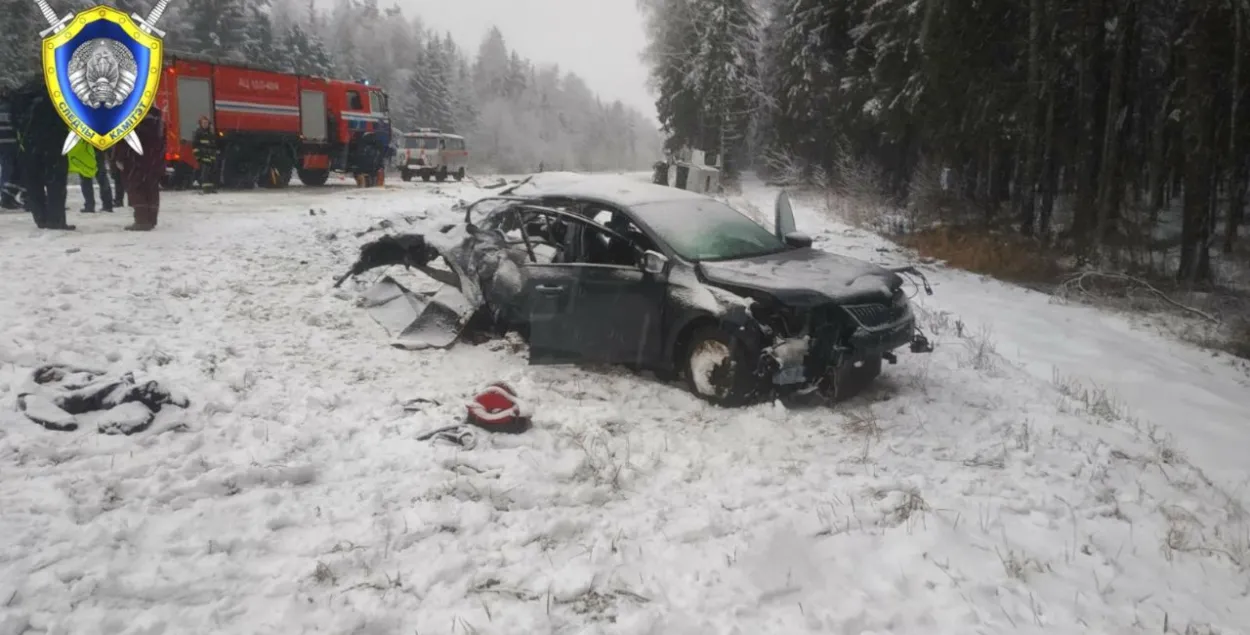 Пад Докшыцамі ў аварыі загінулі двое дзяцей