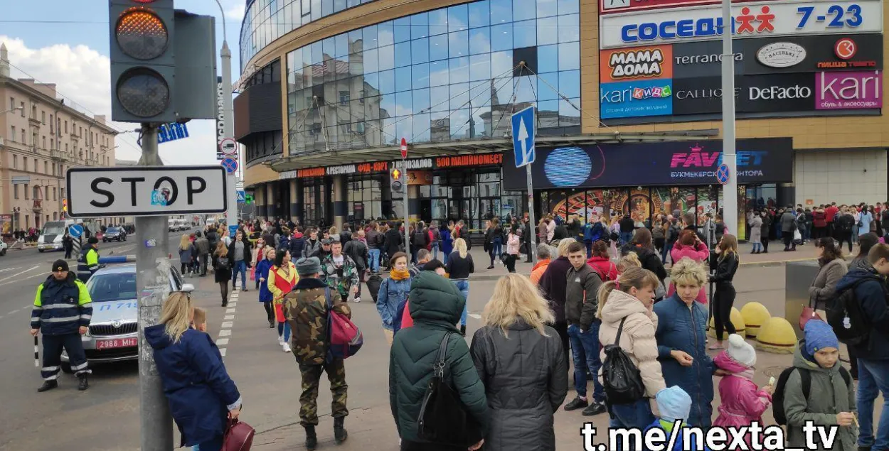ГУУС распавяло пра прычыны эвакуацыі з чатырох аб’ектаў у Мінску 