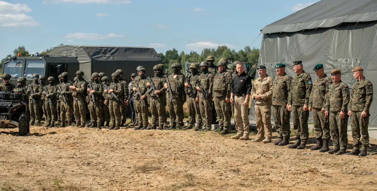 Візіт лідара міністэрства нацыянальнай абароны Польшчы на Падляссе / Міністэрства нацыйнай абароны Польшчы