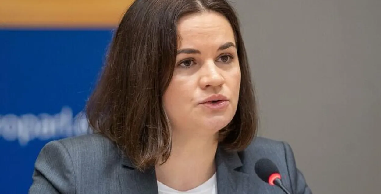 Светлана Тихановская в Европарламенте / europarl.europa.eu
