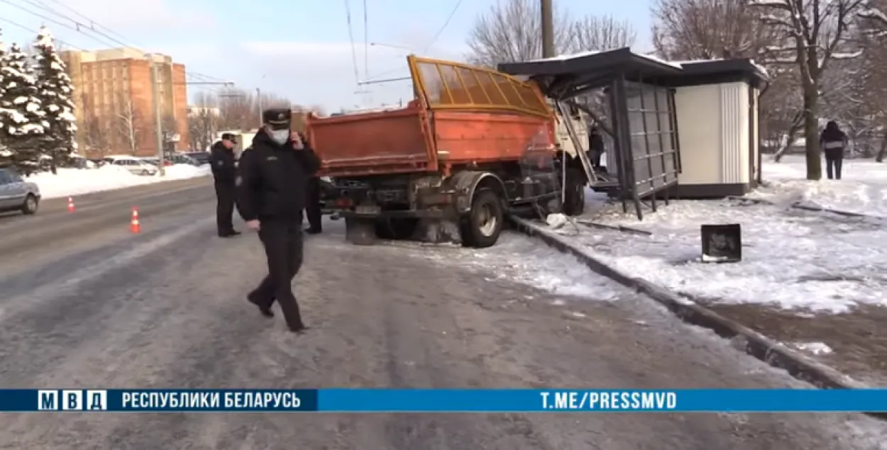 На месте происшествия / Скриншот с видео ГАИ​