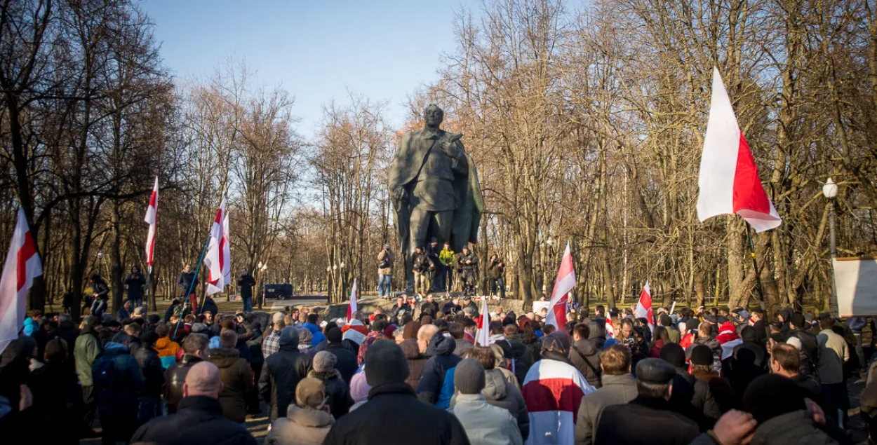 Фотарэпартаж з Дня Волі ў Мінску