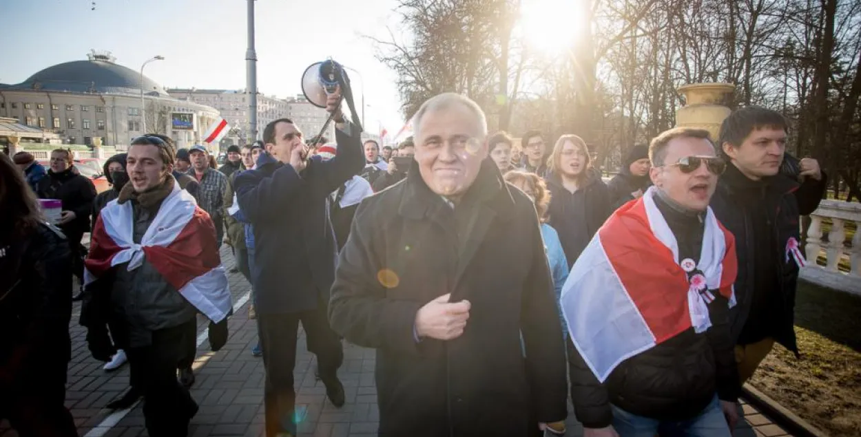 Статкевич на Дне Воли-2016. Фото: Еврорадио