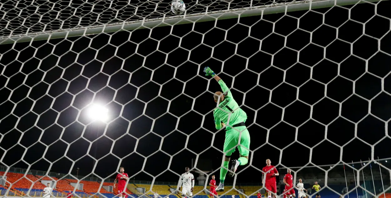 Сборная Беларуси по футболу снова уступила Бельгии в матче отборочного цикла ЧМ