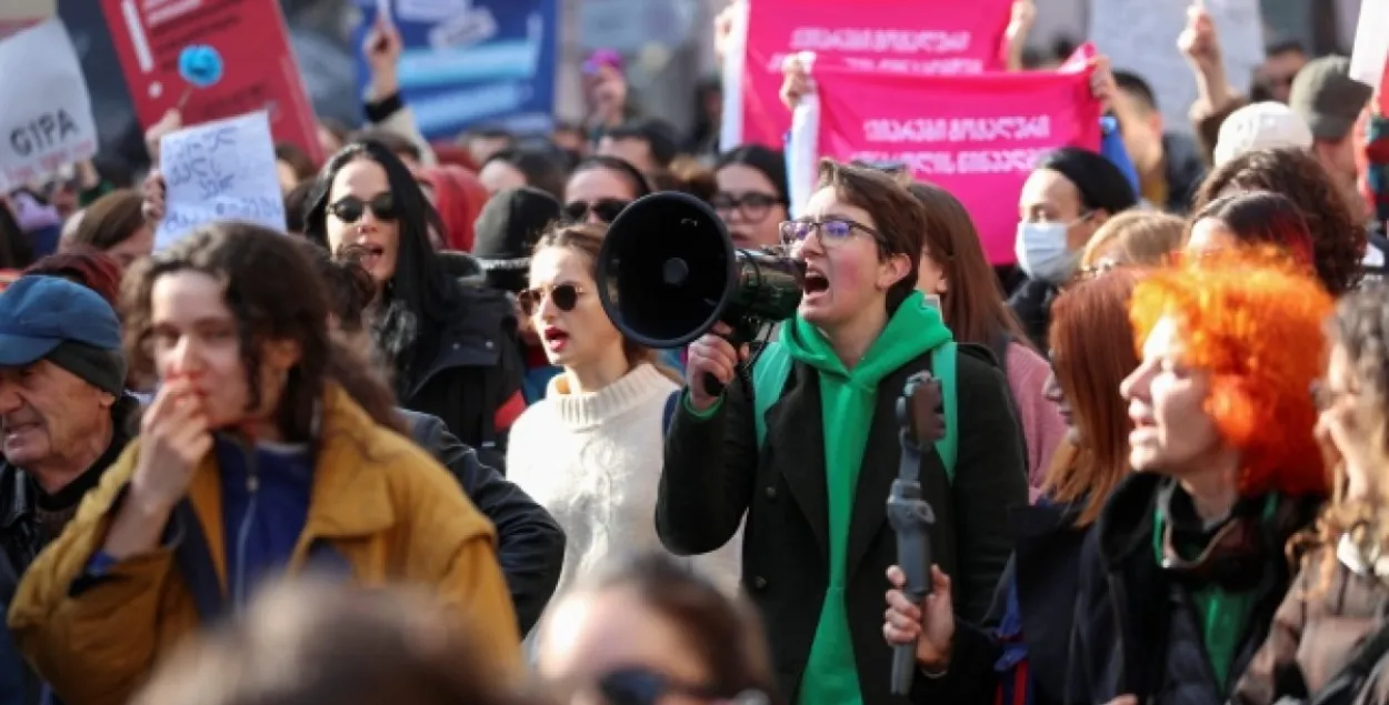 Женский марш в Тбилиси / Reuters
