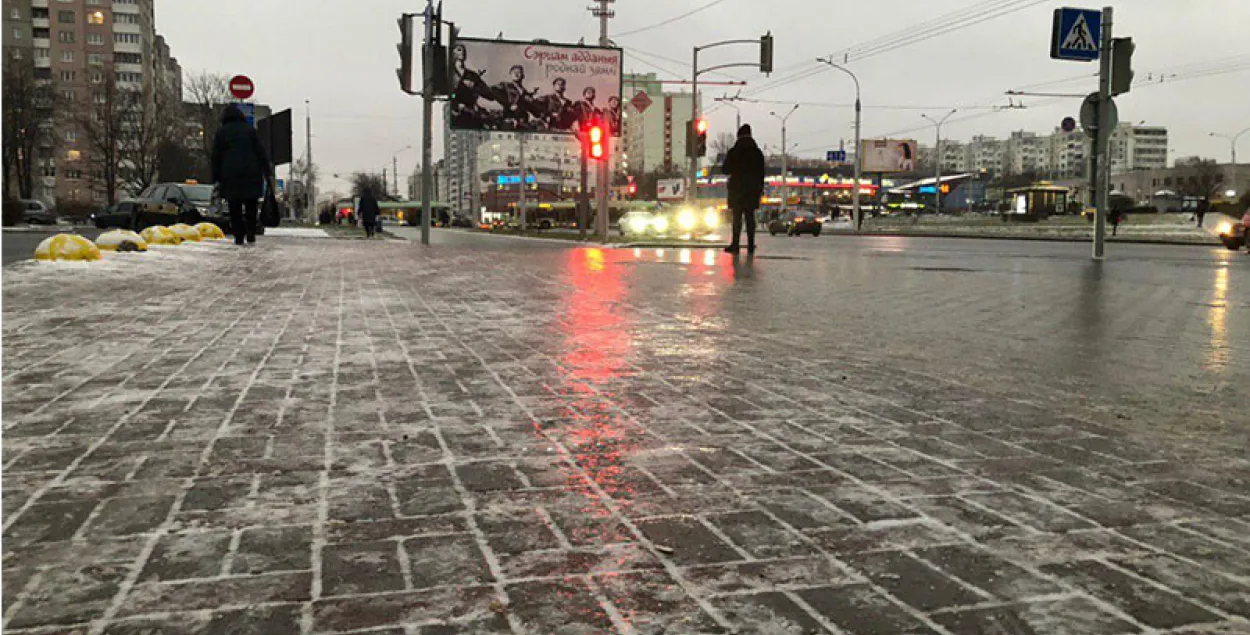 За сутки в Беларуси от гололедных и холодовых травм пострадали более 300 человек